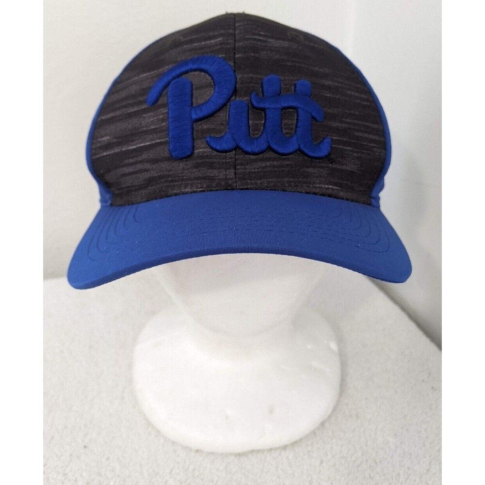 Pitt State Panthers Hat Top of the World One Size Navy Blue and Gray w/ Stickers
